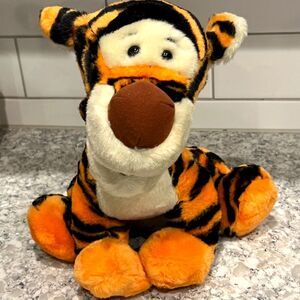 Vintage Disney Tigger Plush Stuffed Animal 14” Sitting Tiger Winnie the Pooh Toy